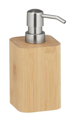 Produktbild von WENKO Seifenspender Bambusa 220 ml Dosierer Flüssig Lotion Seife Bad WC