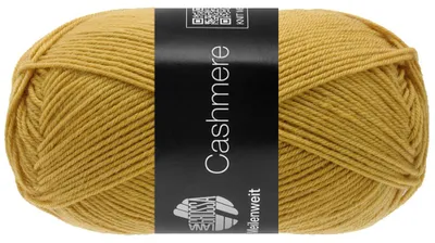 Produktbild von Lana Grossa MEILENWEIT 50 CASHMERE weiche 4-fach Sockenwolle mit Kaschmir-Anteil 210 m Farbe 046 - Curry