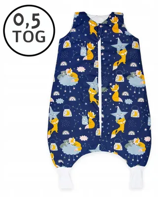 Produktbild von Ankras Sommer Schlafsack mit Beinen Größe 56-68 100% Baumwolle