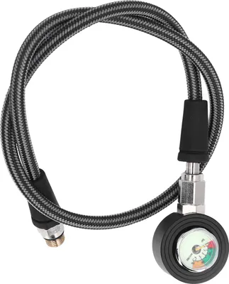 Immagine prodotto di Manometro luminoso per immersioni con tubo alto per regolatore BCD attrezzatura subacquea 65 cm/25,6 pollici
