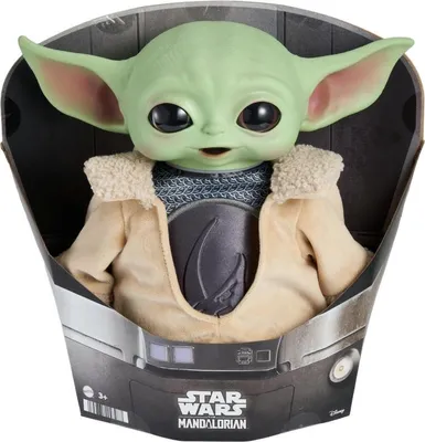 Produktbild von Mattel - Star Wars The Mandalorian Grogu Plush 28 Cm