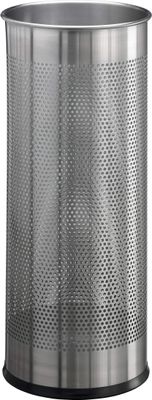 DURABLE Schirmständer Edelstahl 28,5L rund, 337123 silber