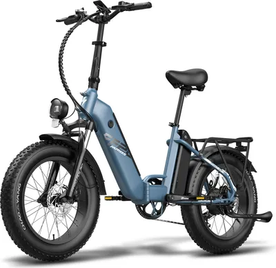 Produktbild von E-bike Elektrické kolo 20 palců x 4.0 Fat Tyre Elektrické kolo skládací Fat Bike Dvojitá baterie 10,4 Ah x 2, Max. Dojezd až 95-160 km, Shimano 7S