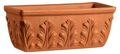 Produktbild von Blumenkasten 32 cm aus Terracotta