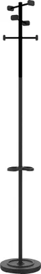 Image de UNiLUX 400153724 UNiLUX Portemanteau WELCOME, 6 crochets, noir