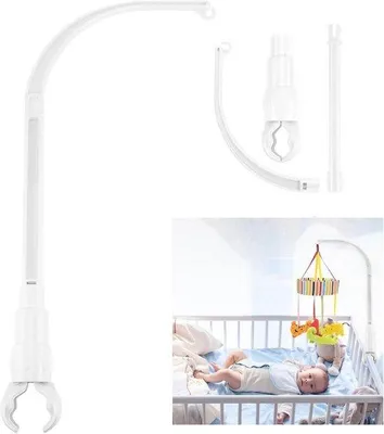 Produktbild von Mobiler Halter für Baby Bett. Verstellbare Bettklingelhalter für Spielzeug und Dekoration