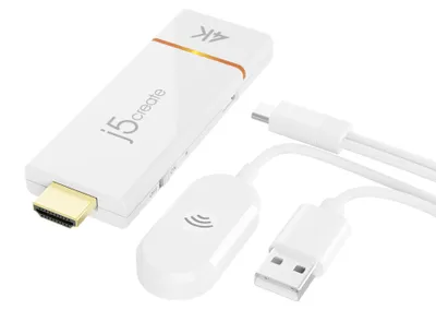 Image de j5create JVAW76-N ScreenCast 4K HDMI Wireless Display Adapter (JVAW76-N)
