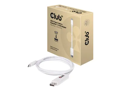 Image de Club3D Kabel   USB 3.1 Typ C > DP 1.2 4K60Hz UHD 1,2m  St/St retail