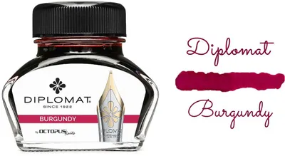 Image de Verre à encre Bourgogne rouge 30ml