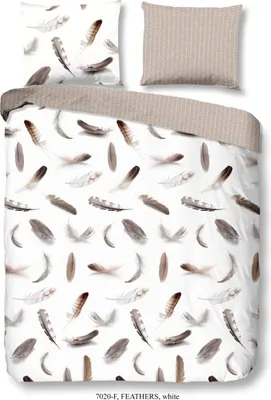 Produktbild von Good Morning Bettbezug "veren" - Weiß - (140x200/220 cm) - Baumwolle 100% Flanell