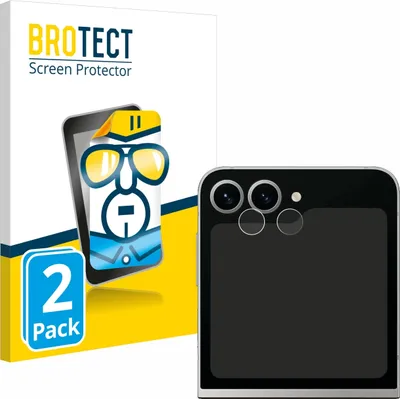 Produktbild von 2x Für Samsung Galaxy Z Flip 6 (NUR Kameraschutz) Schutzfolie BROTECT Displayschutz Display Schutz Folie Klar Transparent