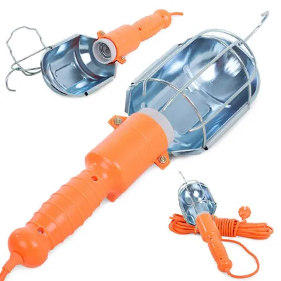 Produktbild von Handleuchte Handlampe Werkstattlampe Arbeitslampe 230V LED 8 m Kabel Org-11173