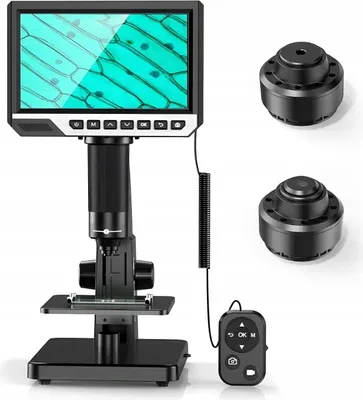Obrázok produktu pre Profesionálny digitálny mikroskop 2000x 12MP HD 7" LCD