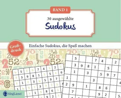 Produktbild von Einfache Sudokus für Senioren, die Spaß machen. Rätsel-Spaß, Beschäftigung und Gedächtnistraining für Senioren. Auch mit Demenz. Großdruck.