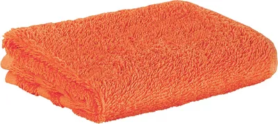 Produktbild von Premium Frottee Gästehandtuch 30x50 cm in orange von StickandShine in 500g/m² aus 100% Baumwolle
