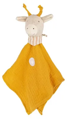 Immagine prodotto di sigikid Musselintuch Giraffe Tiny Tissues, Schmusetuch, Schnuffeltuch, Greifling, Baumwolle, Gelb, 39926