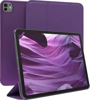Produktbild von EAZY CASE Smartcase für Apple iPad Pro 11 (2024) Tabletcase Bookcover Smart Flipcase magnetisch Lila