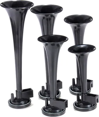 Obrázok produktu pre 5 zvukových fanfár vzduchový klaksón klaksón 125DB hmlový klaksón auto nákladné auto s kompresorom SK
