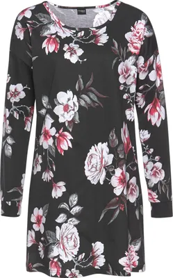 Produktbild von Vivance Dreams Nachthemd black-schwarz Größe 32/34