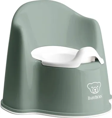 Obrázok produktu pre BabyBjorn 808335 sedadlo na nočník Polypropylén (PP), termoplastický elastomér (TPE) Zelená, biela