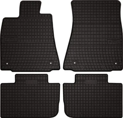 Immagine prodotto di Tappetini auto in gomma adatto per Lexus IS III (2013-2020, berlina) neri, set 4 pz, con fissaggi