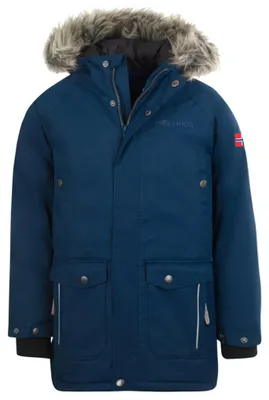 Productafbeelding van Winterjas voor kinderen, TROLLKIDS Nordkapp, blauw, maat 122 (605-142)