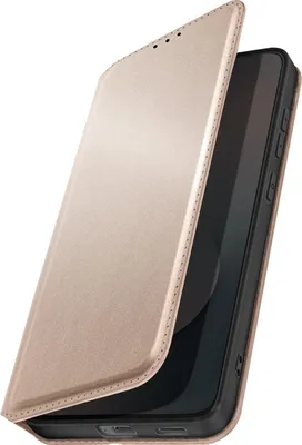 Zdjęcie produktu dla Avizar, magnetyczne etui portfelowe do Galaxy S25 FE z funkcją podstawki wideo, złote