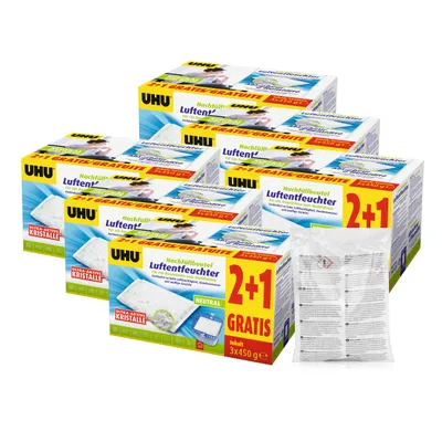 Produktbild von UHU original Luftentfeuchter Nachfüllbeutel 450g Duftneutral (19er Pack)