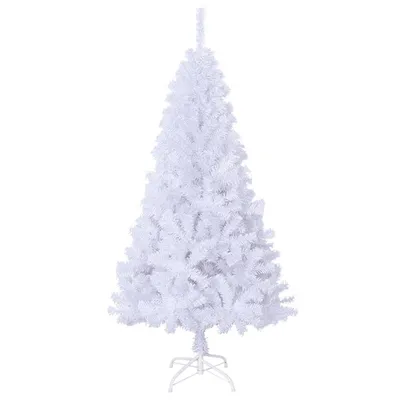 Immagine prodotto di Albero di Natale Artificiale con Rami Spessi Bianco 150 cm PVC
