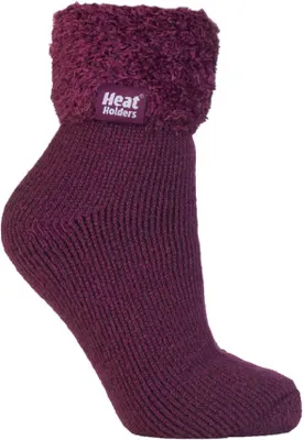 Produktbild von Heat Holders Damen Bettsocken mit ABS Stopper | 1 Paar Antirutsch Kuschelsocken