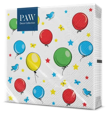Produktbild von Papierservietten 33x33 cm, 20 Stück, PAW, Partydekoration, Servietten