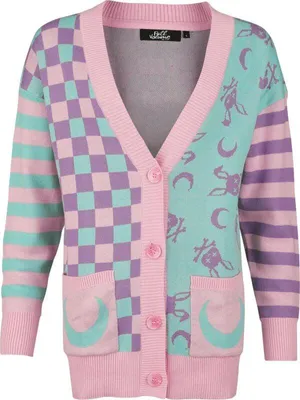 Produktbild von Full Volume by EMP Damen mehrfarbiger Cardigan S