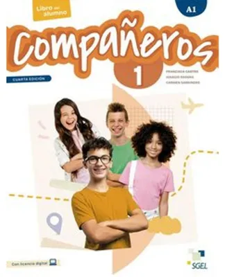Produktbild von Compañeros 1 - Cuarta edición. Kursbuch + Code