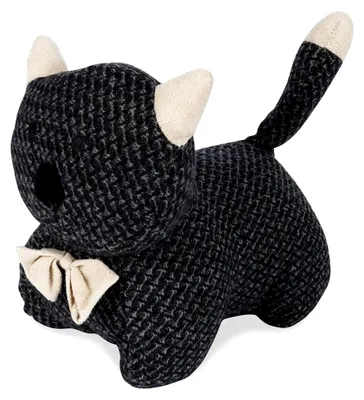 Produktbild von Türstopper Katze schwarz 20x14x18 cm Kinderzimmer Fensterstopper