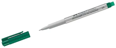 Produktbild von Faber-Castell 152463, 1 Stück(e), Grün, Fibre tip, Grün, Grau, Recycelbarer Kunststoff, Rund