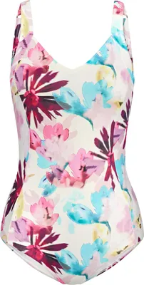 Produktbild von Triumph Damen Badeanzug Summer Fleur - PINK - DARK COMBINATION - Größe 48 C