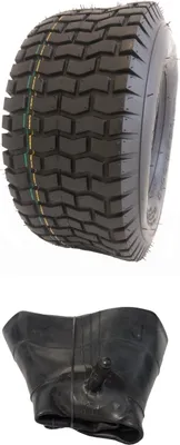 Produktbild von 1x Schlauch + Reifen 16x6.50-8 S2101 16x6.5-8 4PR NaRubb für Rasentraktor Rasenmäher Aufsitzmäher Rasenreifen mit Schlauch