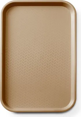Produktbild von Fast-Food-Tablett GN 1/1 Polypropylen, AmerBox, GN 1/1, Braun, 530x325x(H)20mm