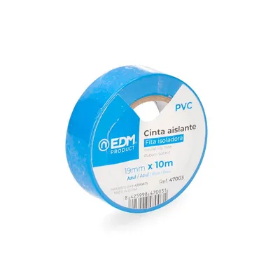 Immagine prodotto di Nastro isolante EDM blu in PVC, 10 m x 19 mm