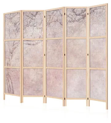 Zdjęcie produktu dla LUMASOUL Parawan jednostronny, parawan do wnętrz, motyw drzewa, 225 x 172 cm