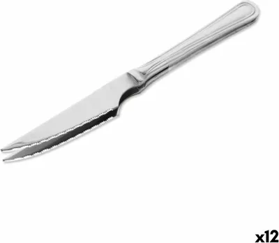 Obrázek produktu pro Sada steakových nožů Quttin Antártica z nerezové oceli stříbrné barvy 21,5 x 1,9 cm 2 kusy (12 kusů)