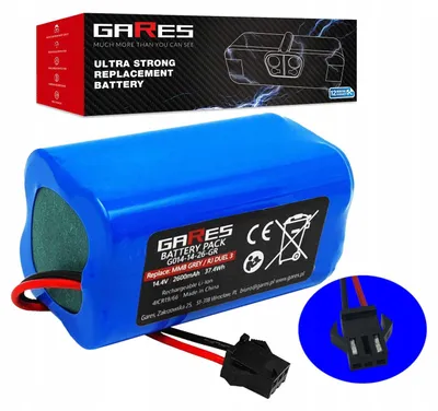 Produktbild von Gares Ersatzakku für Bissell 3571 D126-4S1P 1 | 14,4V 2,6 Ah Li-Ion | Hochleistungs-Akku für Saugroboter | Kompatibel mit Bissell 3571 D126-4S1P 1 |