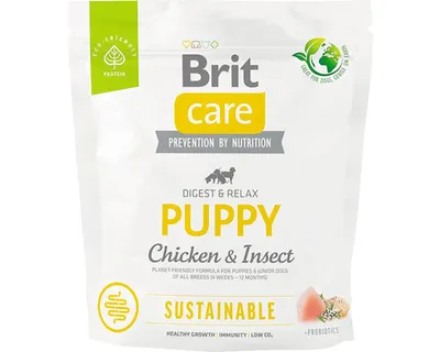 Obrázok produktu pre Granule pre psov Brit Care Dog Sustainable Puppy 1 kg
