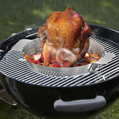Produktbild von Hähnchenbräter, Hähnchenhalter mit herausnehmbarem Einsatz für das Weber Gourmet BBQ System