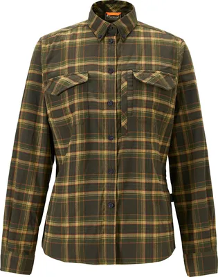 Produktbild von Pinewood Abisko Hiking Flannel Shirt Damen (Mossgreen) Größe M