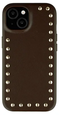 Imagen del producto de Funda trasera Studs con MagSafe para Apple iPhone 15 - Cacao Crush