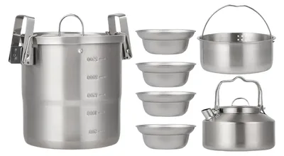 Produktbild von Leichtes Camping-Kochset für Outdoor-Aktivitäten