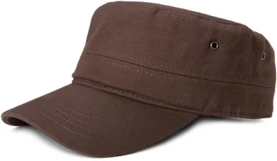 Produktbild von styleBREAKER Uni Military Cap aus Baumwoll-Canvas | Army Cap mit gebogenem Schirm | verstellbare Schirmmütze für Damen und Herren