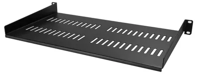 Produktbild von StarTech.com 1HE Rack-Regalboden belüftet 19" 25cm tief Stahl schwarz