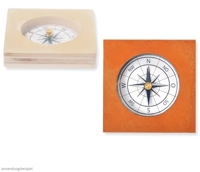 Immagine prodotto di Kit bussola magnetica in legno da 10 anni